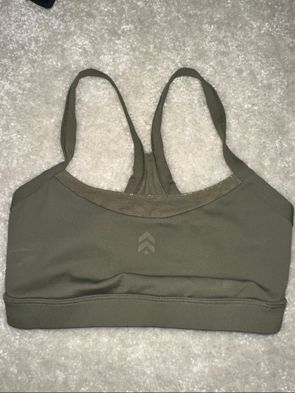Barrys Olive Green Women's Seamless Sports Bra